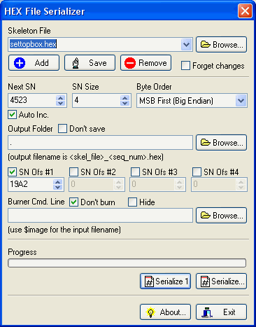 HexSer Screenshot